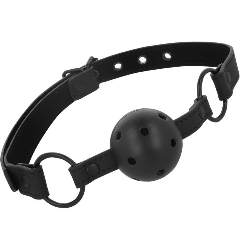 FETISH BALL GAG IN PELLE VEGANA -CHARME VIBE