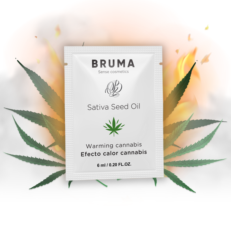 GEL SCORREVOLE ALLOLIO DI SEMI DI SATIVA GUSTO CANNABIS RISCALDANTE 6 ML - CHARME VIBE