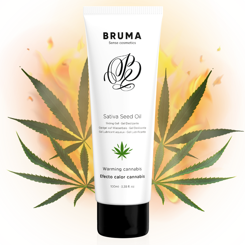 GEL SCORREVOLE ALLOLIO DI SEMI DI SATIVA SCALDANTE GUSTO CANNABIS 100 ML - CHARME VIBE