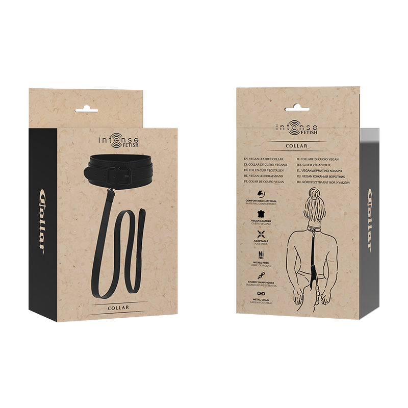 FETISH COLLARE IN PELLE VEGANA - CHARME VIBE