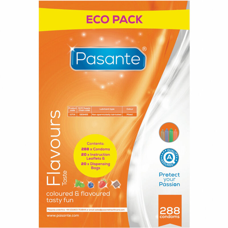 PRESERVATIVI ECO PACK GUSTI BORSA 288 UNIT- CHARME VIBE