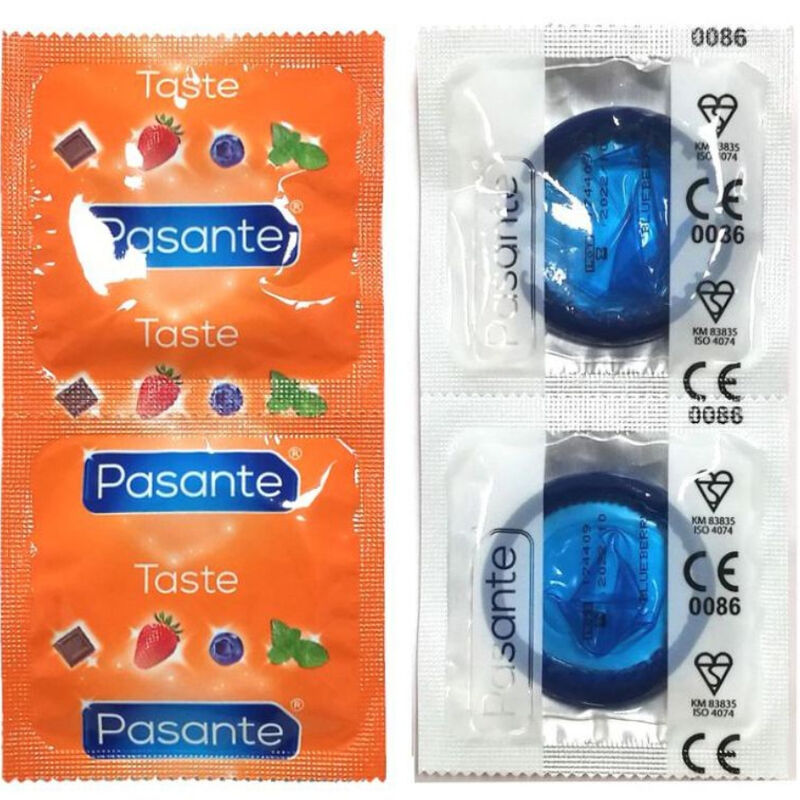 PRESERVATIVI GUSTO MIRTILLO BORSA 144 UNIT- CHARME VIBE