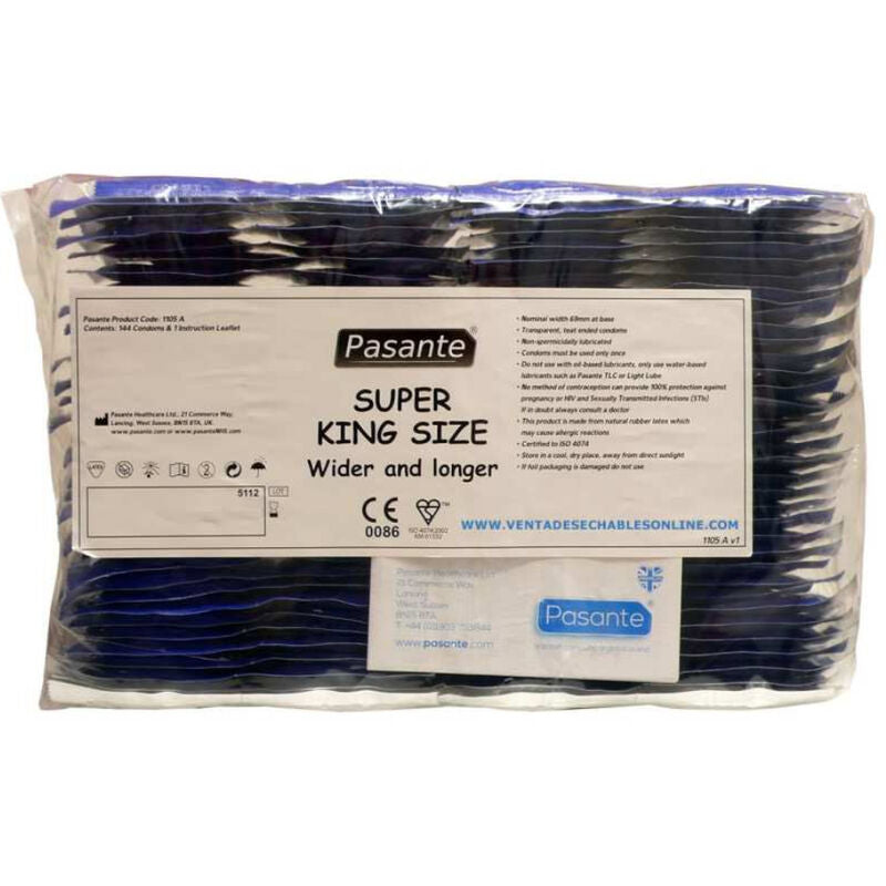 PRESERVATIVI TAGLIA SUPER KING BAG 144 UNIT - CHARME VIBE