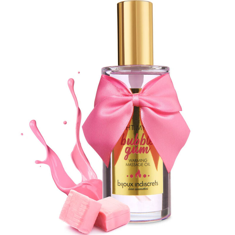 INDISCRETS LIGHT MY FIRE OLIO DA MASSAGGIO EFFETTO CALORE GUSTO GOMMA - CHARME VIBE
