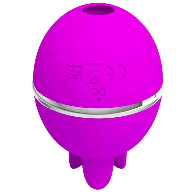 VIBRATORE IN SILICONE TONDO VIOLA GEMINI BALL - CHARME VIBE