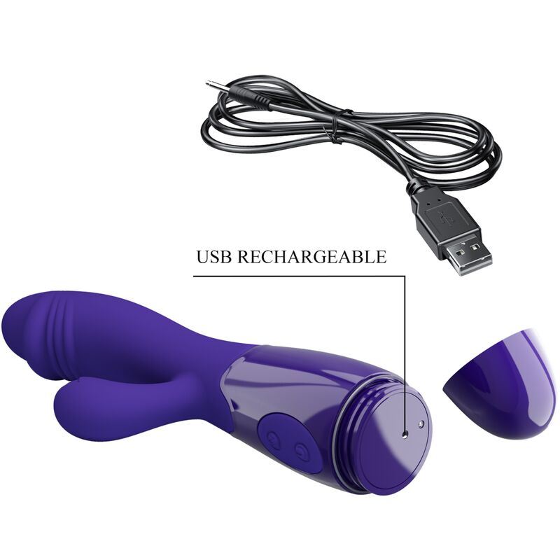 VIBRATORE SNAPPY YOUTH E STIMOLATORE DEL PUNTO G VIOLETTO - CHARME VIBE