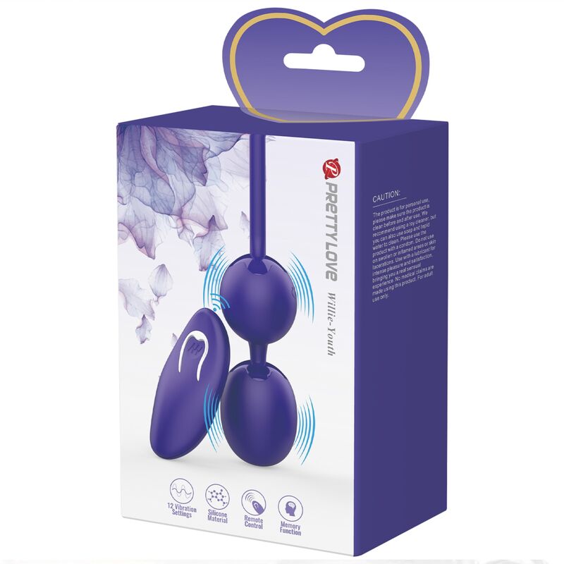 SFERE PER TELECOMANDO WILLIE YOUTH E VIBRAZIONE VIOLETTO - CHARME VIBE