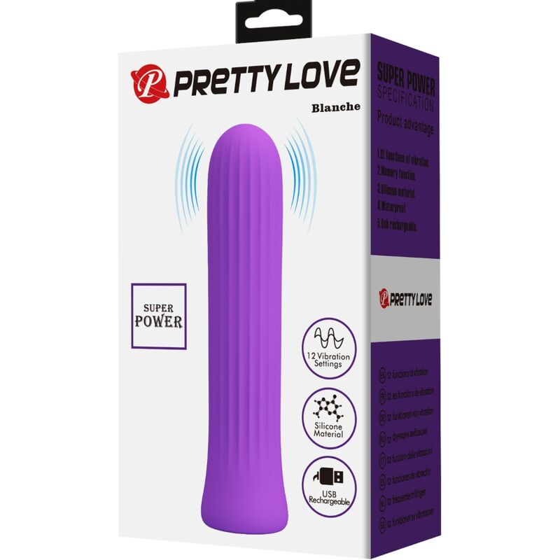 VIBRATORE STIMOLATORE BLANCHE LILLA - CHARME VIBE