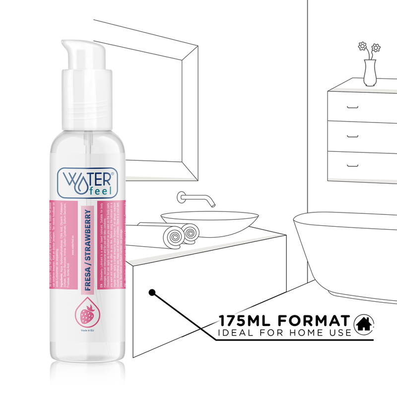 LUBRIFICANTE A BASE ACQUA DI FRAGOLA 175 ML - CHARME VIBE