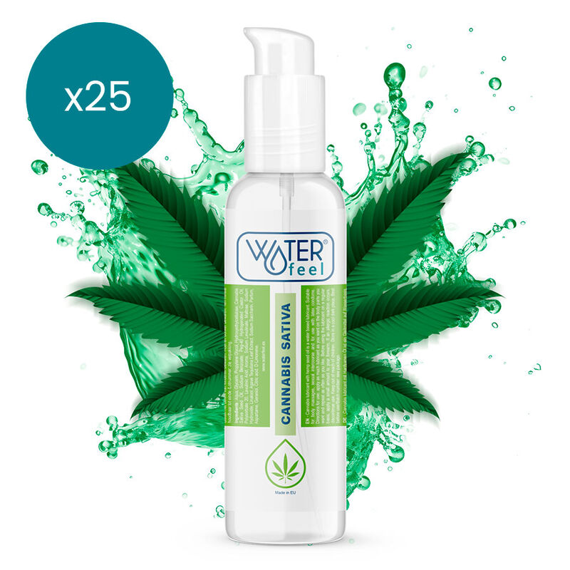LUBRIFICANTE ALLA CANNABIS 150 ML CONFEZIONE 25 UNITÀ - CHARME VIBE