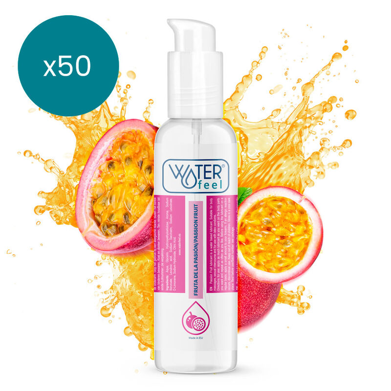 LUBRIFICANTE A BASE ACQUA AL FRUTTO DELLA PASSIONE 175 ML CONFEZIONE 50 UNITÀ - CHARME VIBE