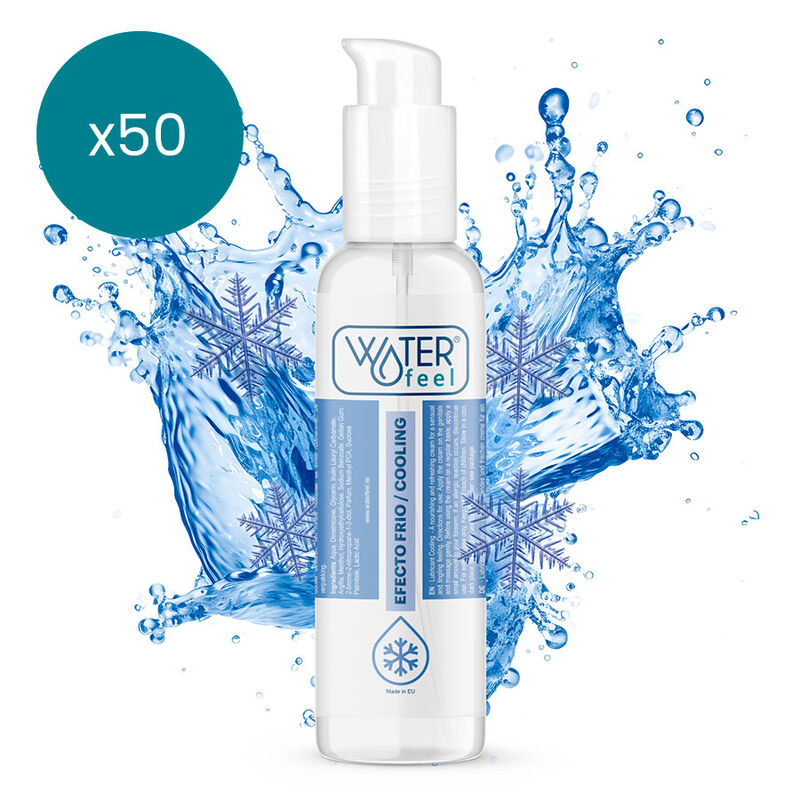 LUBRIFICANTE EFFETTO FREDDO 150 ML CONFEZIONE 50 UNITÀ - CHARME VIBE