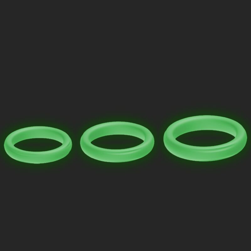 ANELLO TRIPLO IN SILICONE LUMINOSO - CHARME VIBE