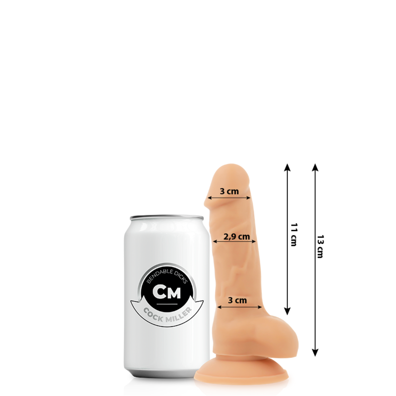 COCKSIL IN SILICONE DENSIT ARTICOLABILE 13 CM - CHARME VIBE