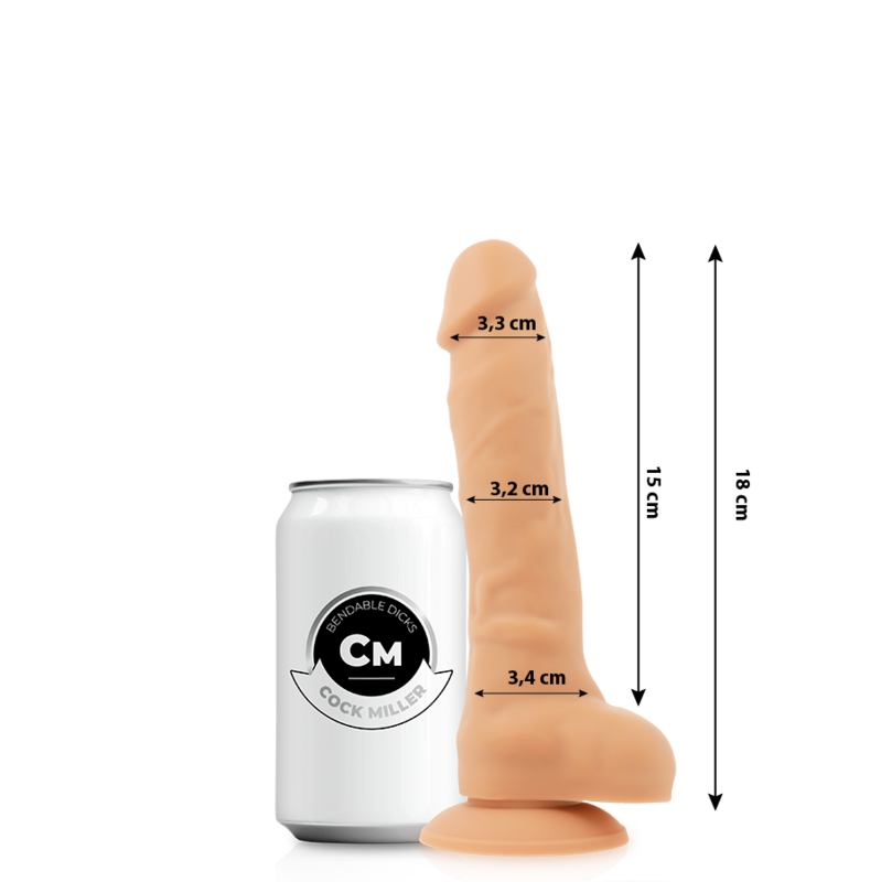 COCKSIL ARTICOLABILE DENSIT IN SILICONE 18 CM - CHARME VIBE