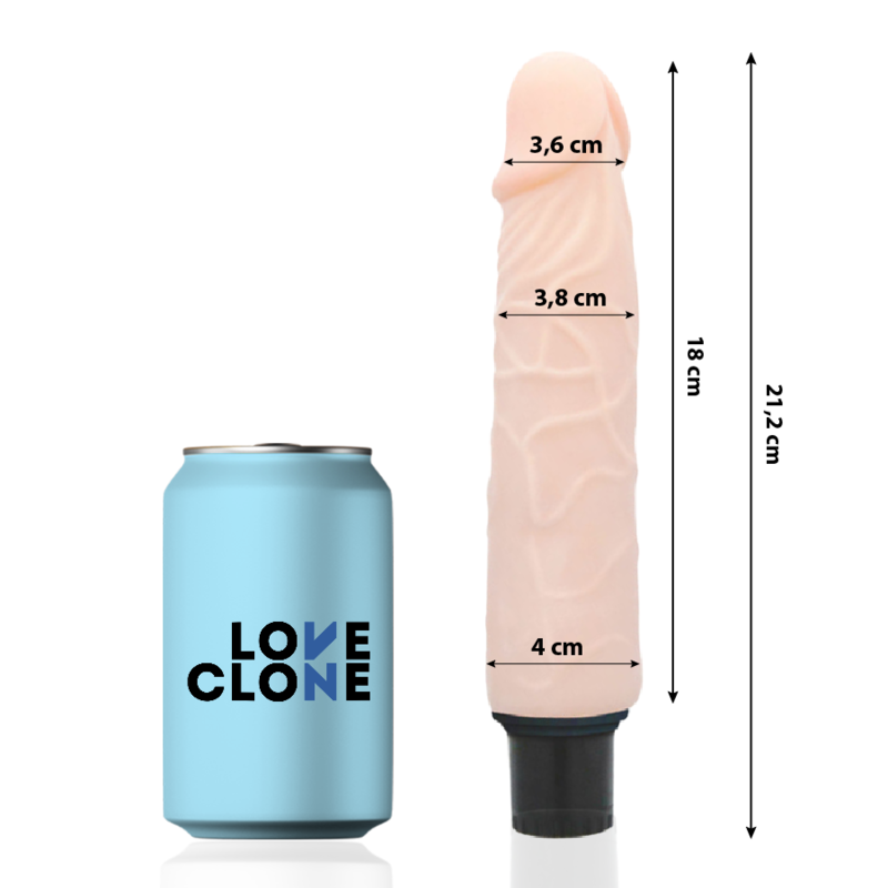 VIBRATORE AUTOLUBRIFICANTE FINN 21.2 CM O 3.8 CM - CHARME VIBE