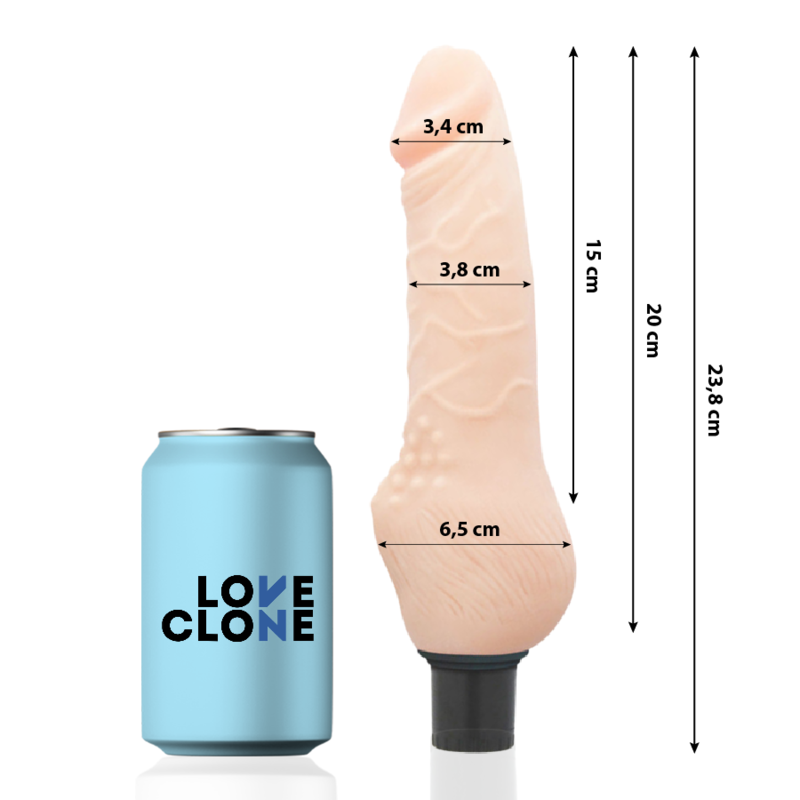 DAVEN AUTOLUBRIFICAZIONE REALISTICA 23.8 CM O 3.8 CM - CHARME VIBE
