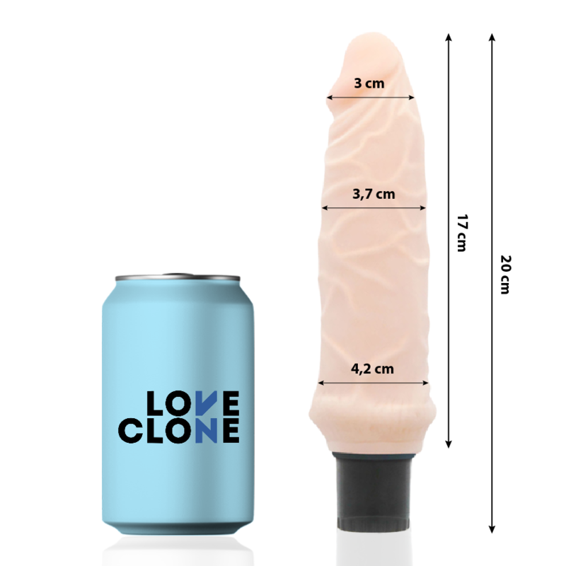 IVAR VIBRATORE AUTOLUBRIFICANTE 20 CM O 3.7 CM - CHARME VIBE