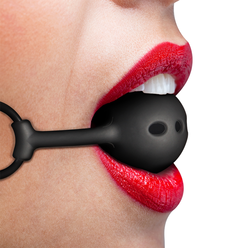 BALL GAG IN SILICONE TRASPIRANTE -CHARME VIBE