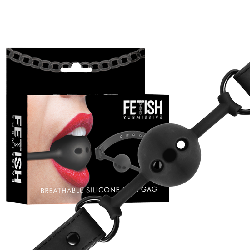 BALL GAG IN SILICONE TRASPIRANTE -CHARME VIBE