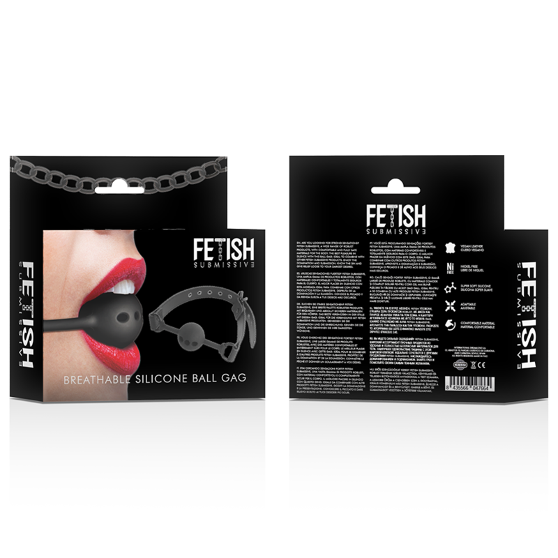 BALL GAG IN SILICONE TRASPIRANTE -CHARME VIBE