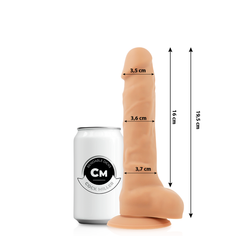 COCKSIL ARTICOLABILE DENSIT IN SILICONE 19,5 CM - CHARME VIBE