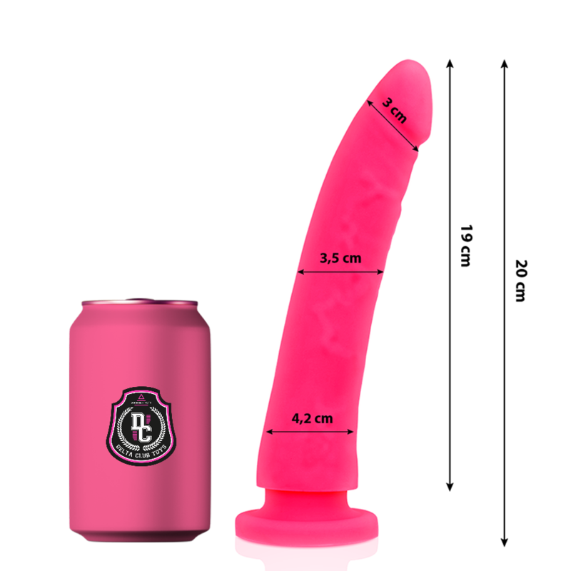 TOYS DILDO MEDICO ROSA IN SILICONE 20 CM O 4 CM - CHARME VIBE