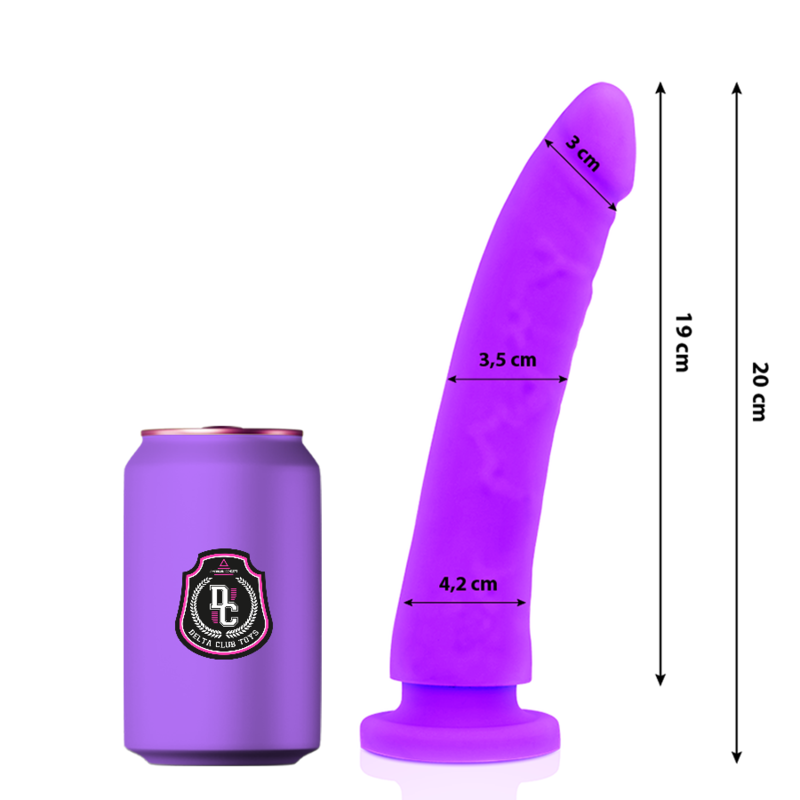 TOYS DILDO MEDICO LILLA IN SILICONE 20 CM O 4 CM - CHARME VIBE