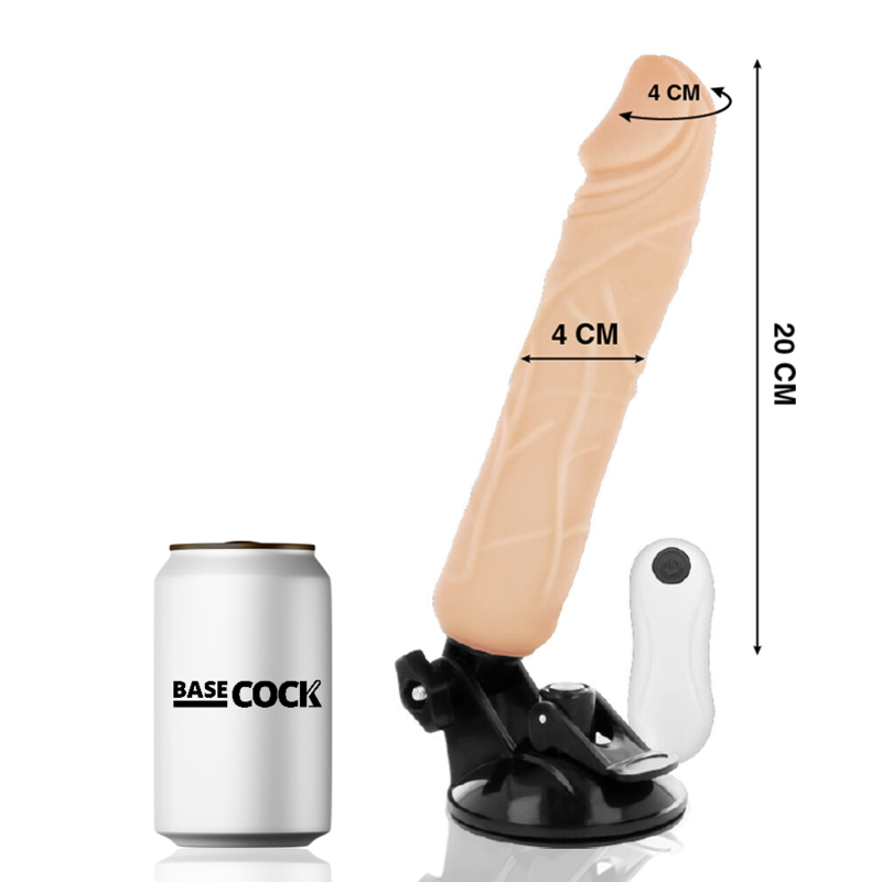 VIBRATORE REALISTICO TELECOMANDO FLESH 20 CM O 4 CM - CHARME VIBE