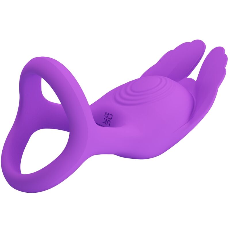 ANELLO PER PENE VIBRANTE 7 VIBRAZIONI IN SILICONE VIOLA - CHARME VIBE