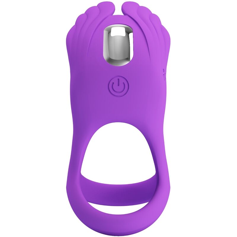 ANELLO PER PENE VIBRANTE 7 VIBRAZIONI IN SILICONE VIOLA - CHARME VIBE