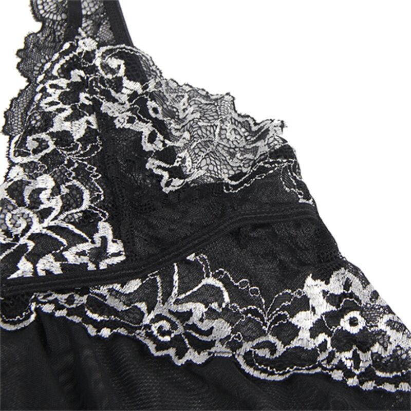 BABYDOLL IN TESSUTO TULLE PIZZO S/M - CHARME VIBE