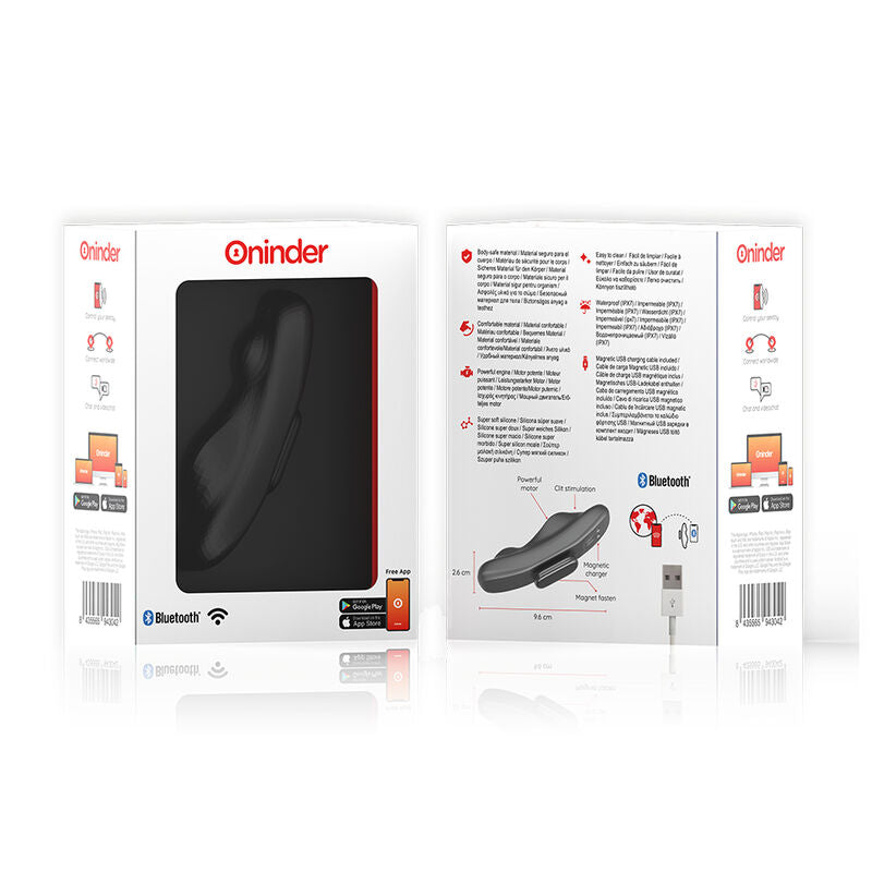 VIBRATORE RICARICABILE MANILA PANTY 9 VELOCITÀ 9.6 CM X 2.6 CM APP GRATUITA - CHARME VIBE