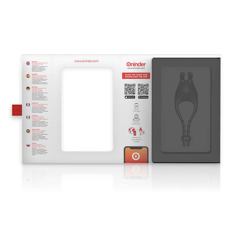 ANELLO VIBRATORE REGOLABILE RICARICABILE PAMPA CON STIMOLATORE CLITORIDE 10 VELOCITÀ APP GRATUITA - CHARME VIBE