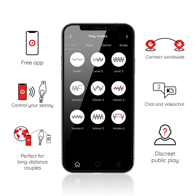ANELLO VIBRATORE REGOLABILE RICARICABILE PAMPA CON STIMOLATORE CLITORIDE 10 VELOCITÀ APP GRATUITA - CHARME VIBE