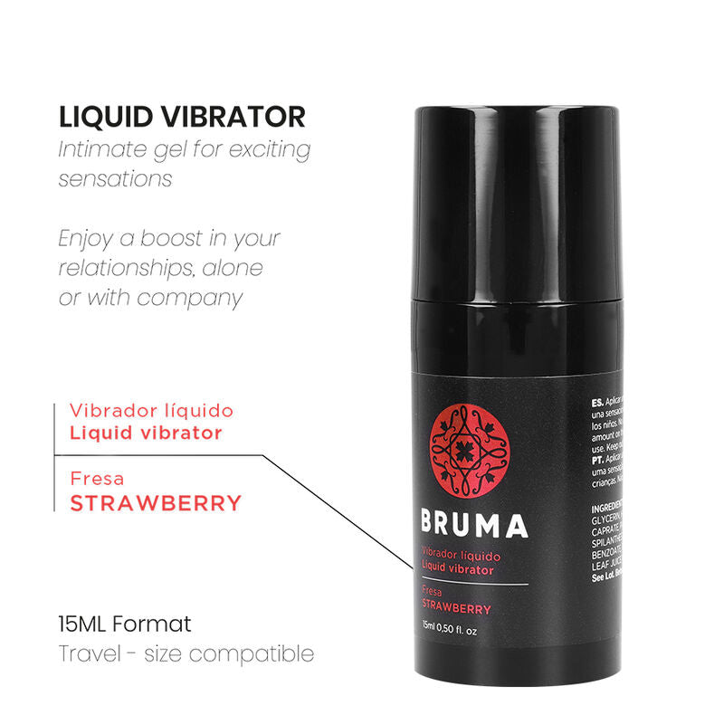 VIBRATORE LIQUIDO ULTRA SCORREVOLE FRAGOLA 15 ML - CHARME VIBE