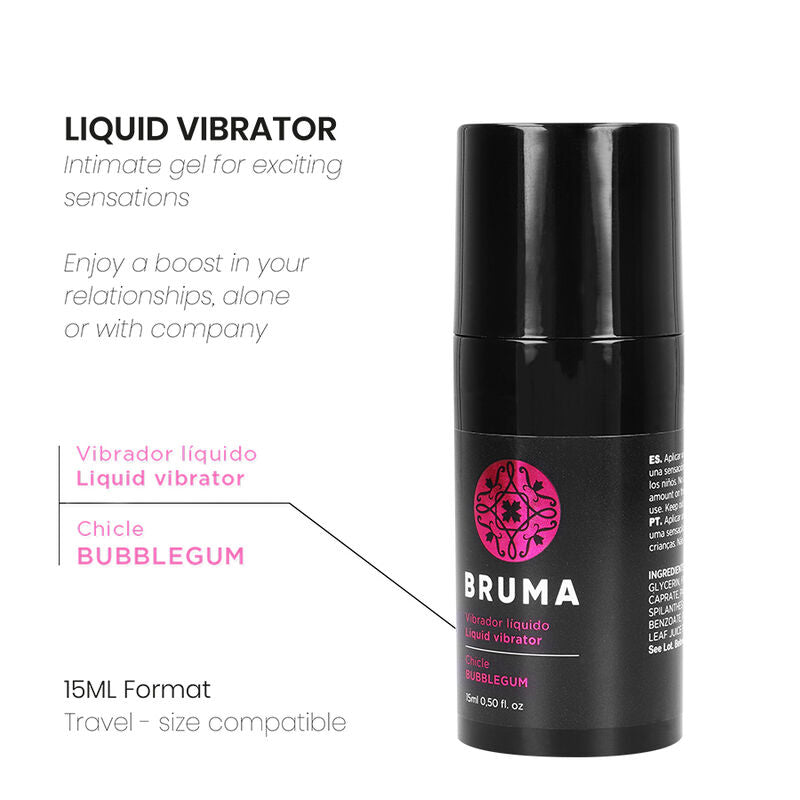 VIBRATORE LIQUIDO BUBBLEGUM ULTRA SCORREVOLE 15 ML - CHARME VIBE