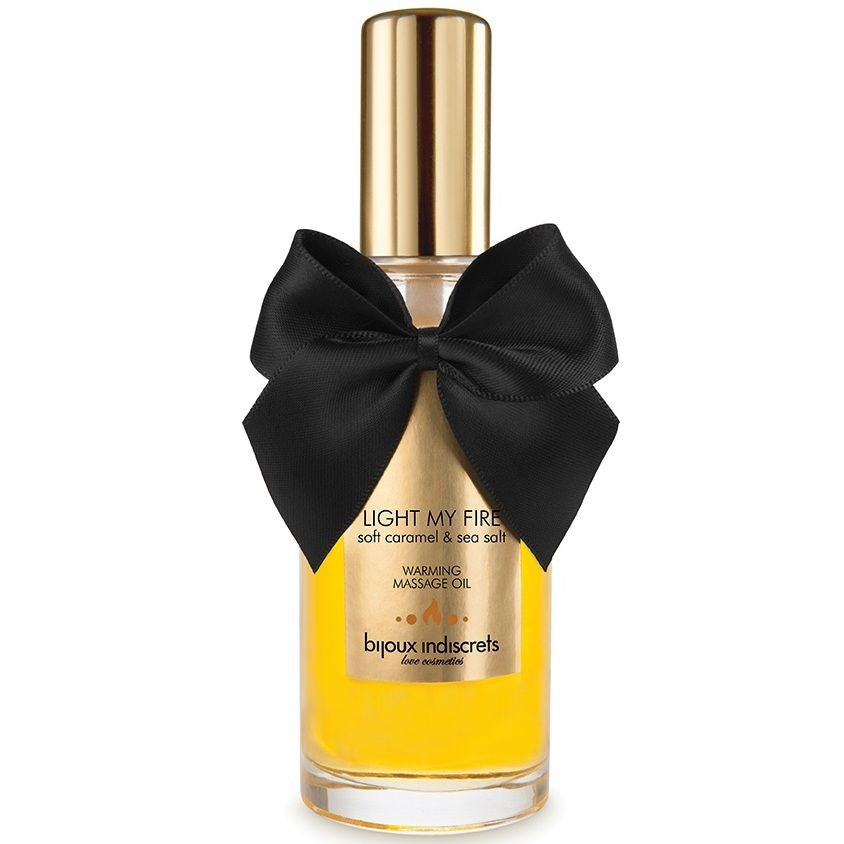 OLIO DA MASSAGGIO EFFETTO CALDO AROMA CARAMELLO - CHARME VIBE