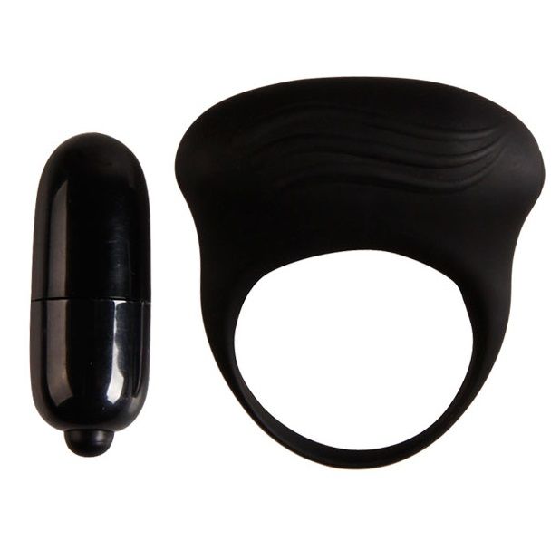 ANELLO VIBRATORE NERO BERTRAM - CHARME VIBE
