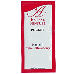 EXTASE SENSUAL - OLIO STIMOLANTE ALLA FRAGOLA 10 ML - CHARME VIBE