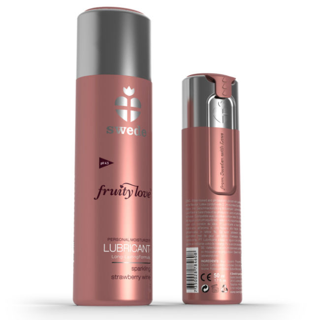 FRUITY LOVE LUBRIFICANTE FRAGOLA FRAGOLA VINO 50 ML - CHARME VIBE