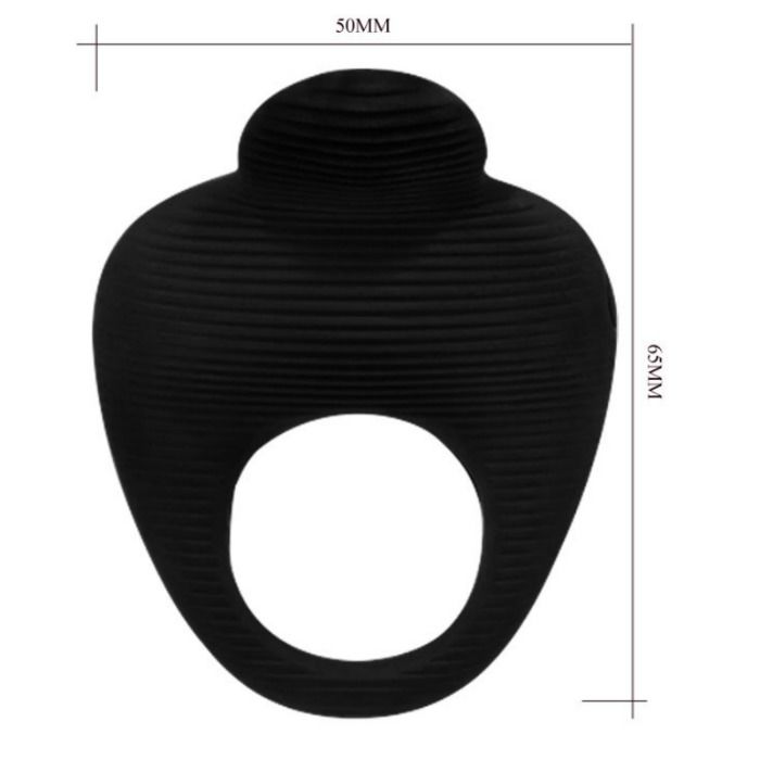 ANELLO VIBRATORE THIMBLE NERO - CHARME VIBE