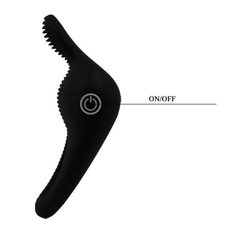 ANELLO VIBRATORE THIMBLE NERO - CHARME VIBE
