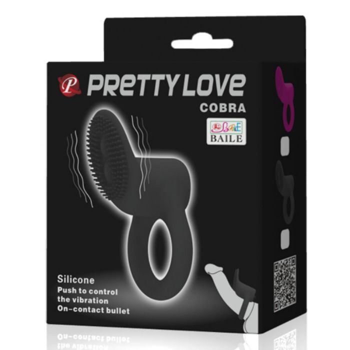 ANELLO VIBRATORE COBRA NERO - CHARME VIBE