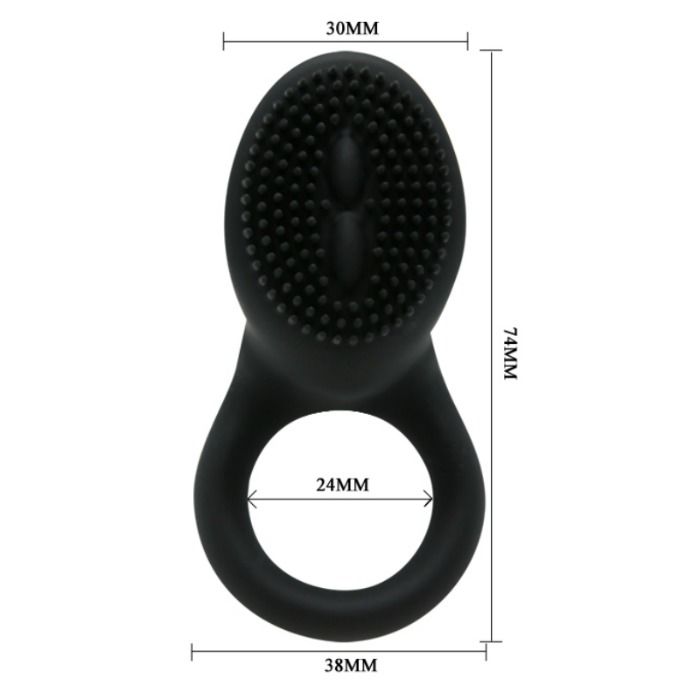 ANELLO VIBRATORE COBRA NERO - CHARME VIBE