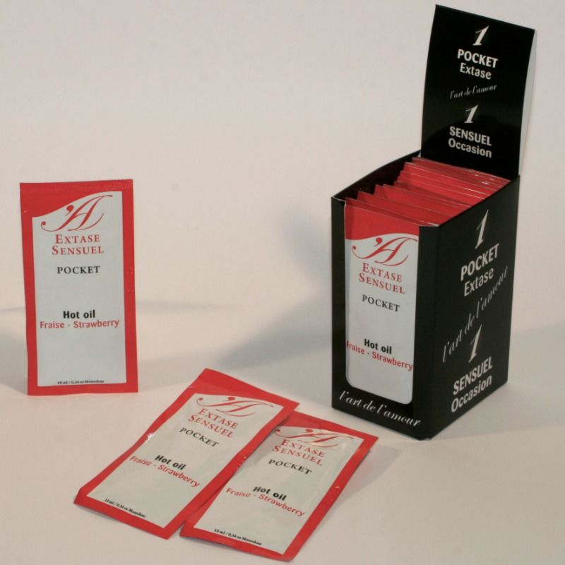 EXTASE SENSUAL - OLIO STIMOLANTE ALLA FRAGOLA 10 ML - CHARME VIBE