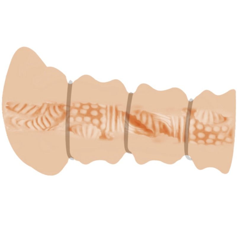 MASTURBADOR CON ANELLI VAGINA MODELLO 2 - CHARME VIBE