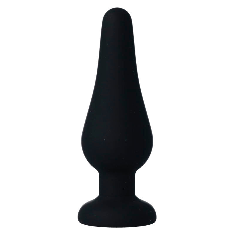 PLUG ANALE PIPO M SILICONE NERO 11 CM - CHARME VIBE