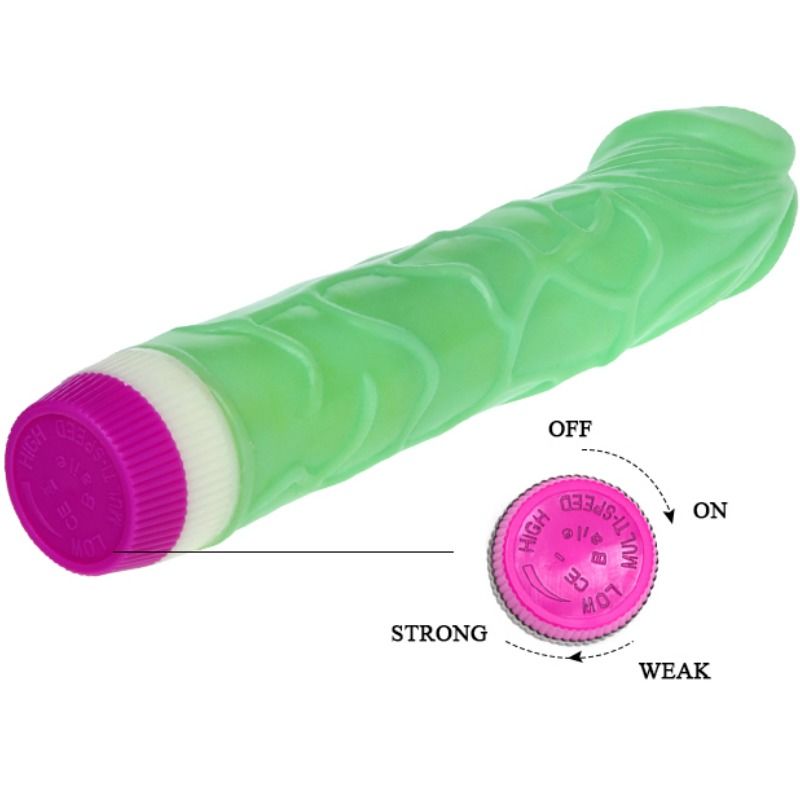 VIBRATORE ONDE DI PIACERE 23 CM VERDE - CHARME VIBE