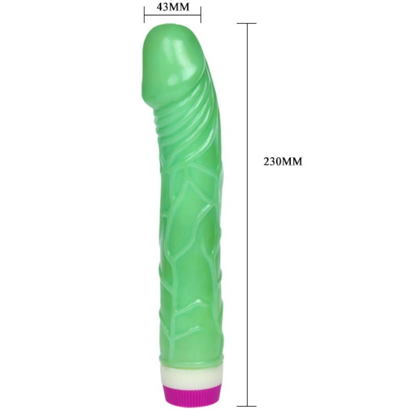 VIBRATORE ONDE DI PIACERE 23 CM VERDE - CHARME VIBE
